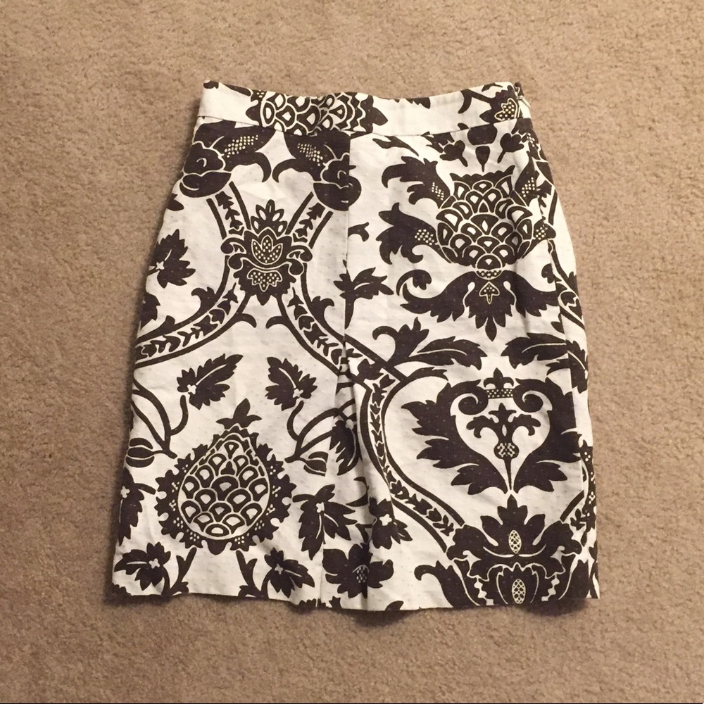 Ann Taylor Loft cotton/linen pencil skirt